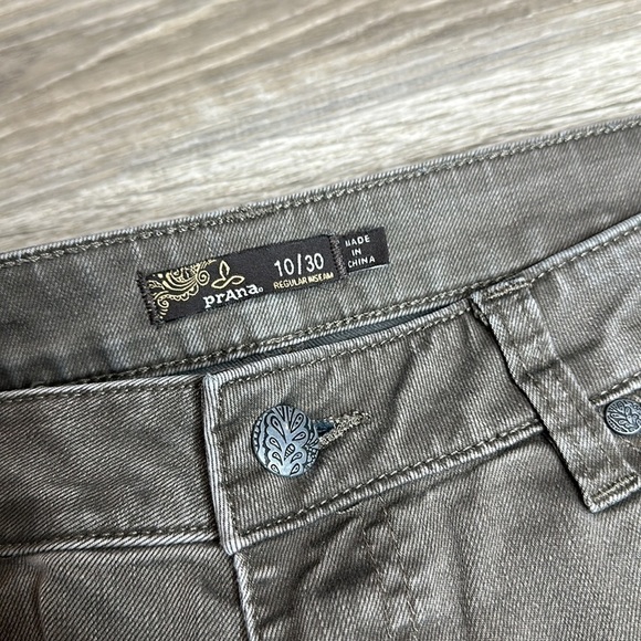 Prana Women’s Mid-Rise Straight Leg Jeans in Taupe Size 10/30 - Picture 3 of 12